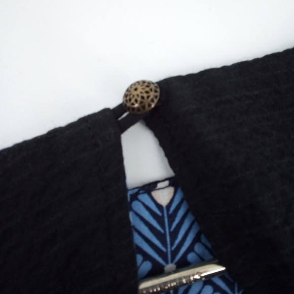 Anthropologie Romper Black Texured Puffy Bubble Sleeves  XS by Anthropologie - Picture 7 of 15